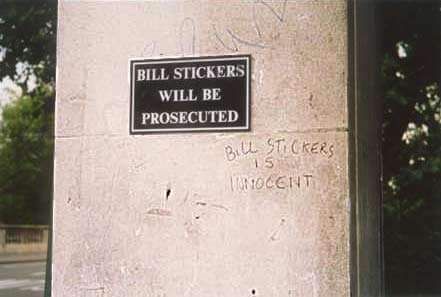 Fight the power, Bill.