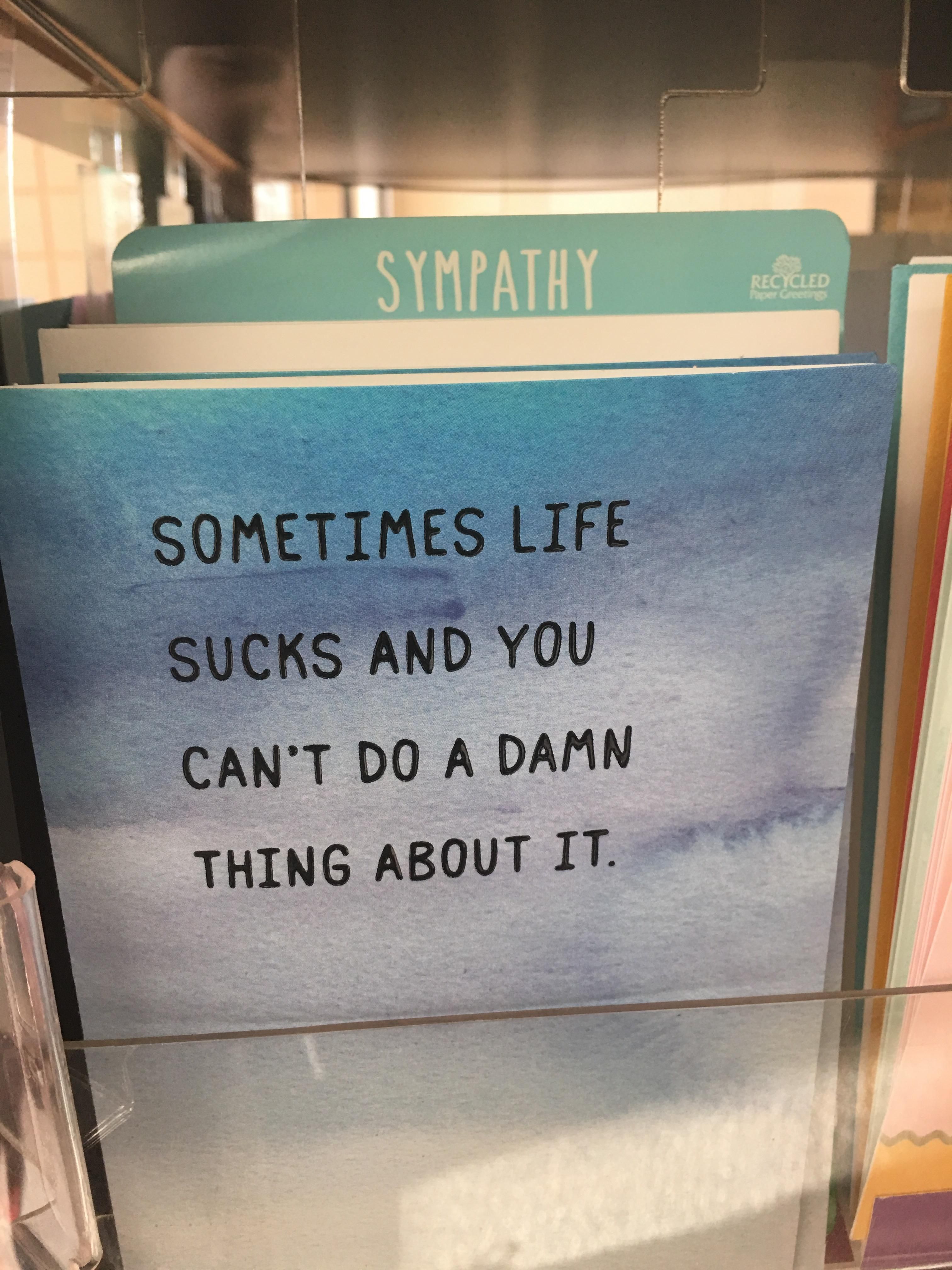 Card I saw at the post office