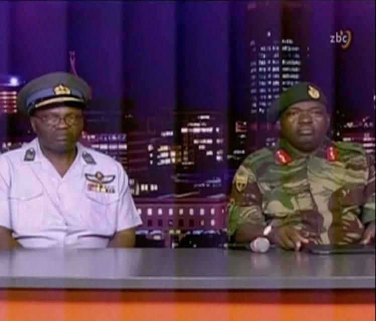 Throwback to when the Zimbabwe military took over the state controlled media to announce that no coup is taking place.