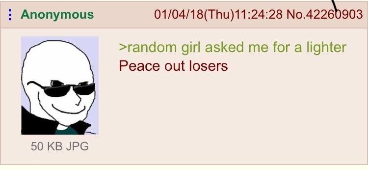 >Be chad