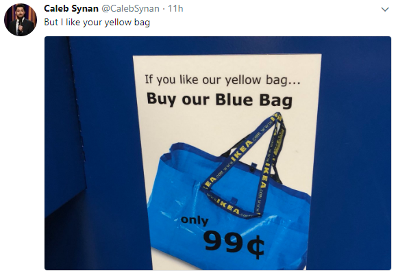 yes so buy the blue bag