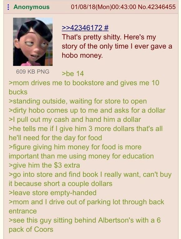 Reasons why not to give to the poor