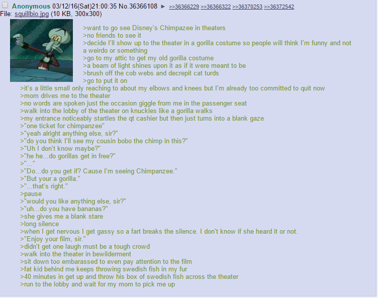 Anon is a gorilla, he he