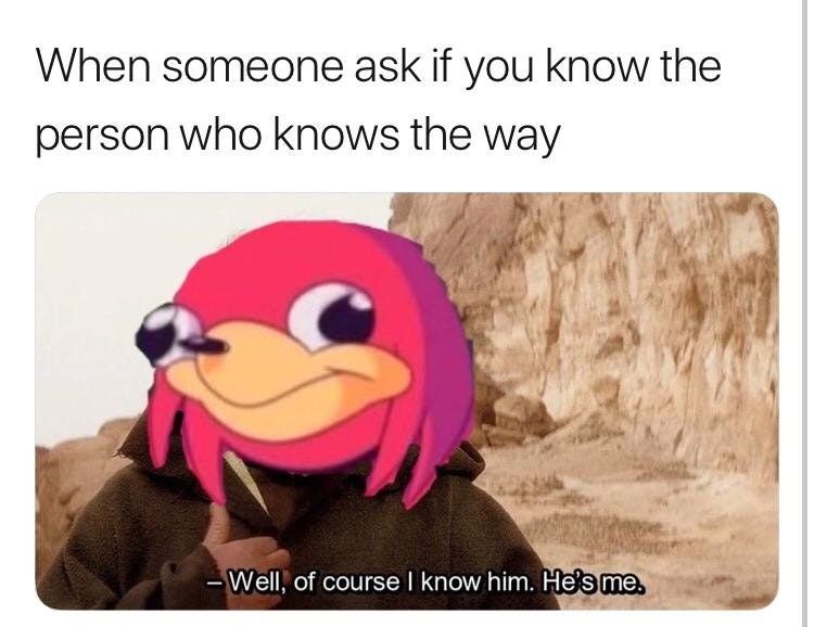 Follow him