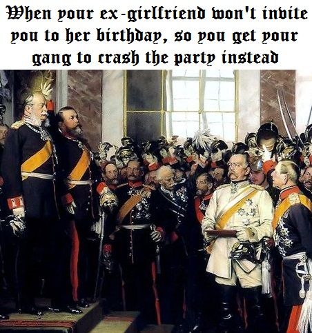 Now could that cheeky Prussian behind Bismarck possibly be?