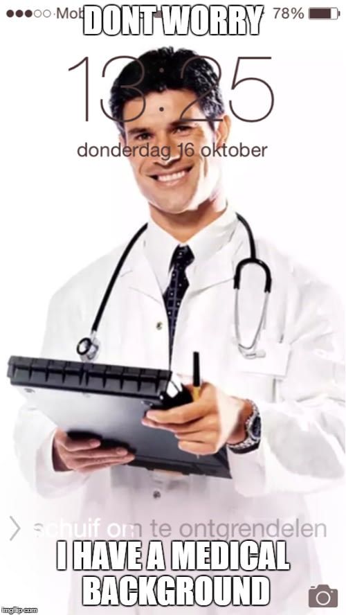 when someone feels sick: