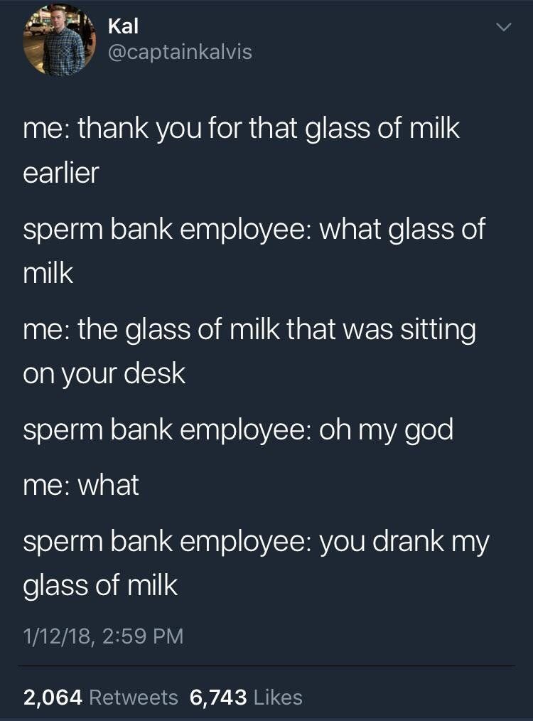 Not my milk!