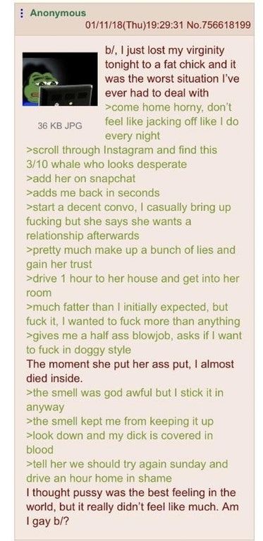 Anon is Fatphobic?