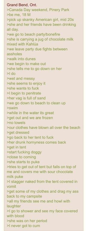 Anon tries his luck with a lass