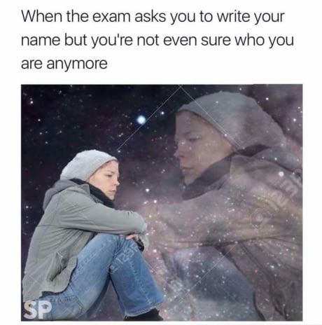 After shitposting whole evening cuz you have no job or friends on underground meme site.