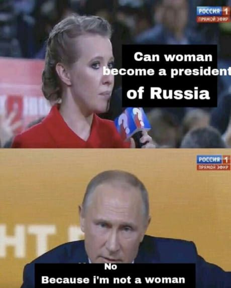 In Russland there is no equality only Putin