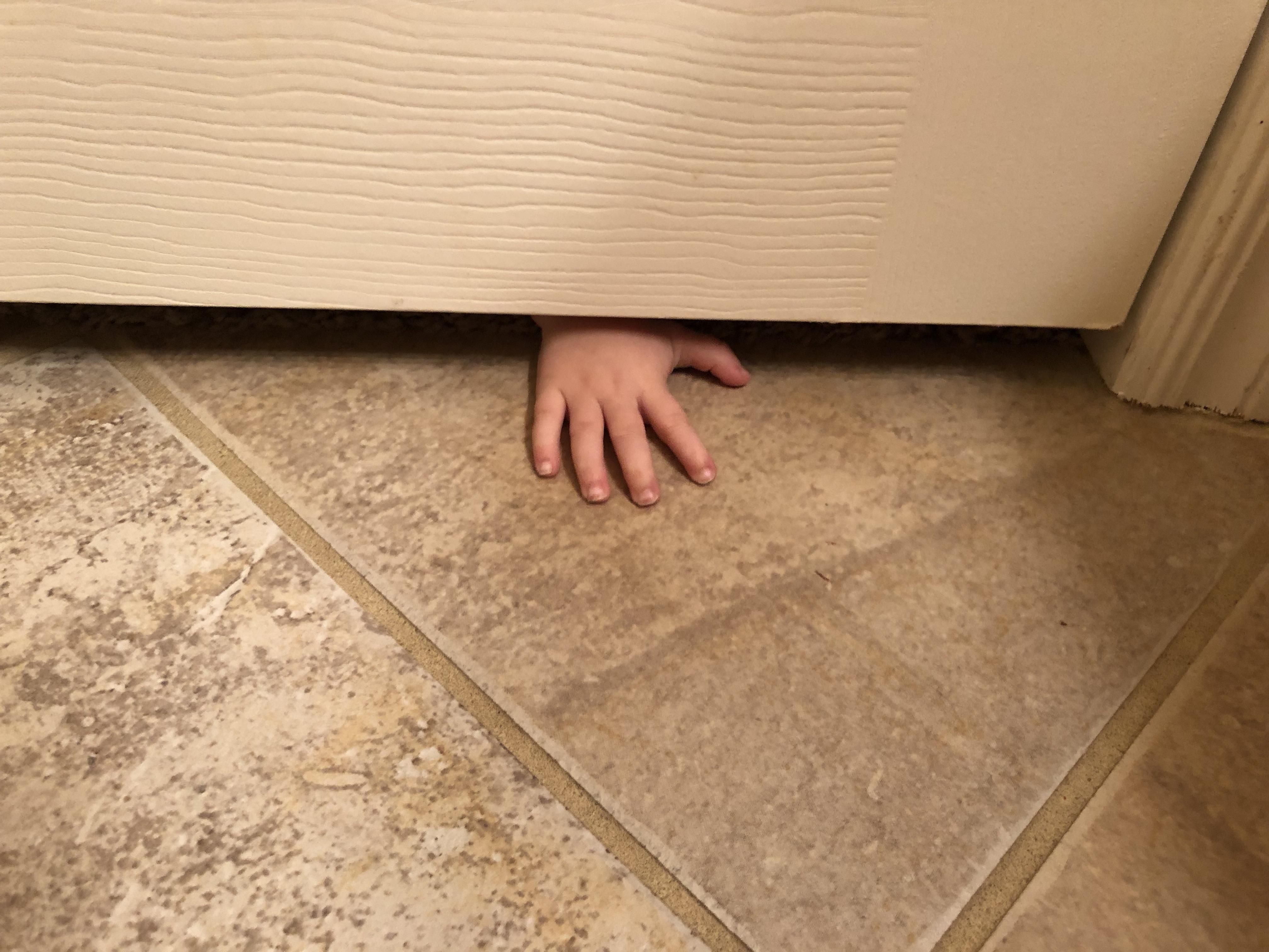 Now I realize why my dad used to hide in the bathroom. You’re never alone.