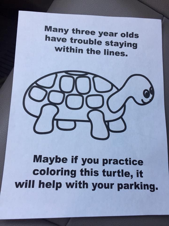 My friend found this gem on her windshield. She says she deserved it.