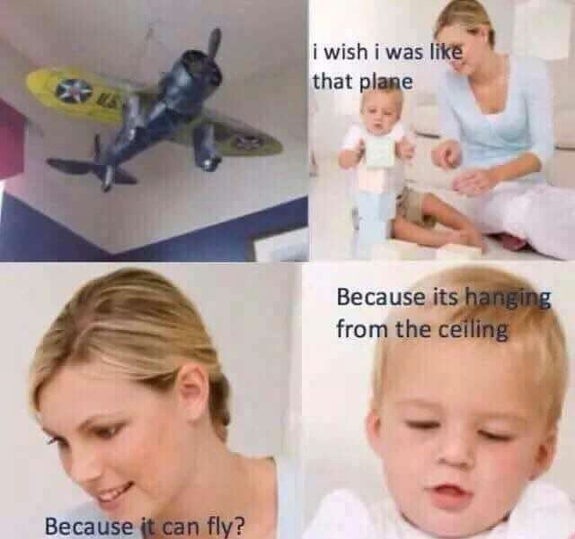Well, technically I would fly for a short amount of time