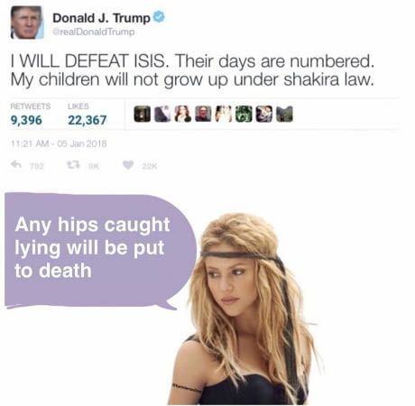 he's such a stable genius