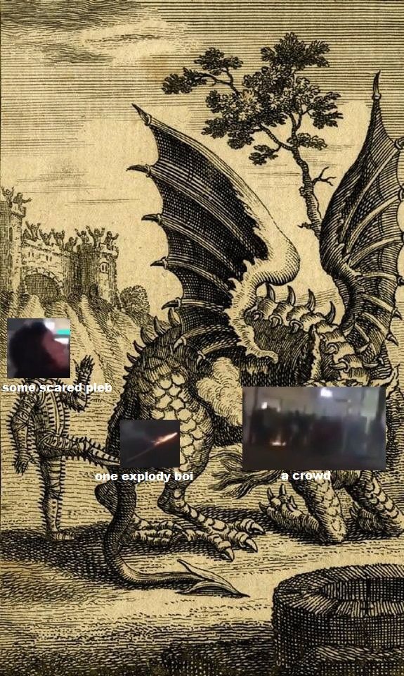 RIP that crowd - but now its a dragon