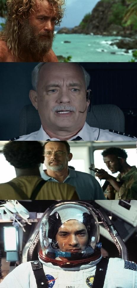 Don't travel with Tom Hanks.