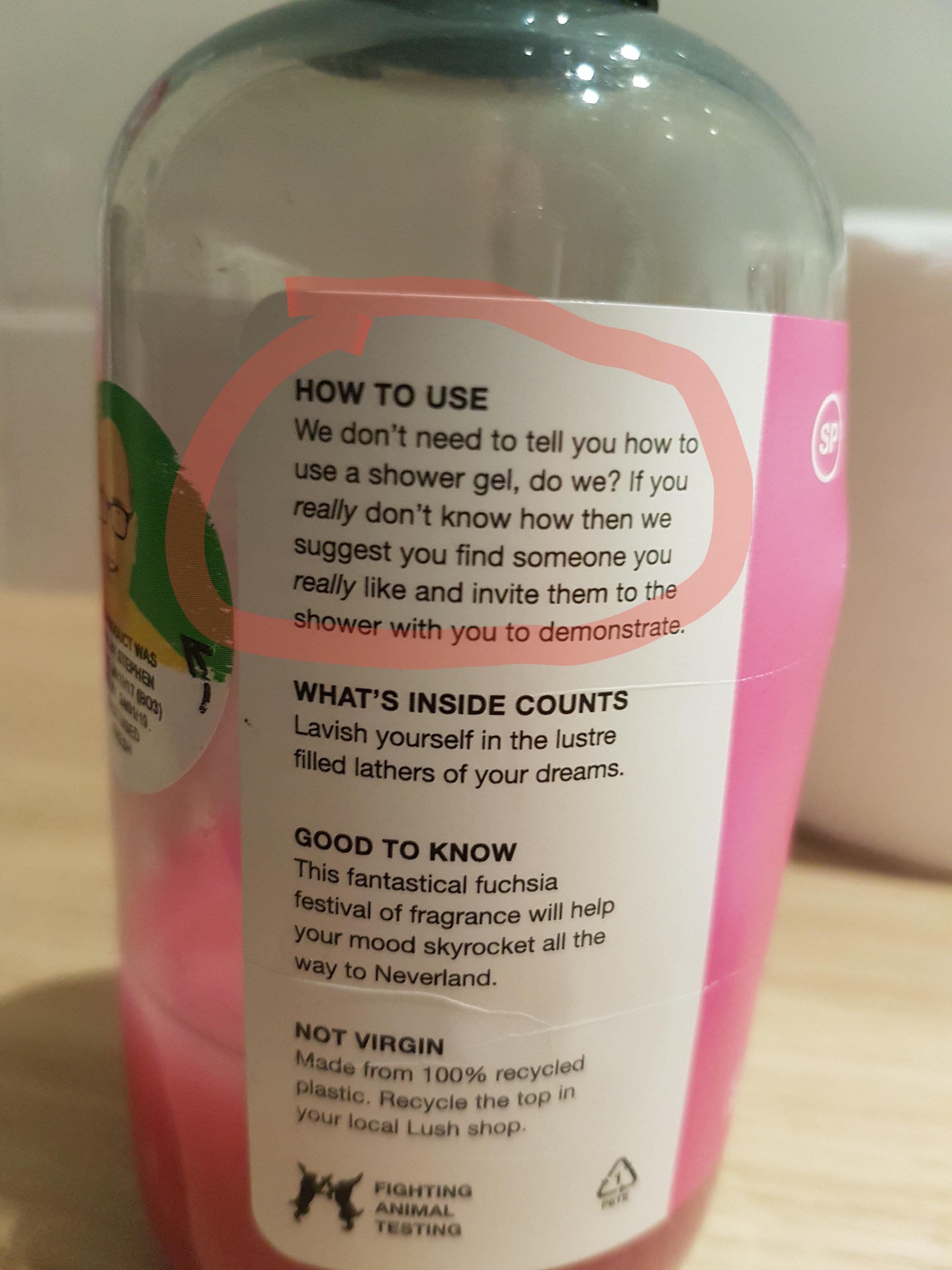 what is shower gel