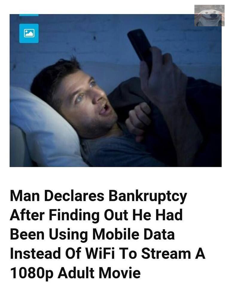 he broke af