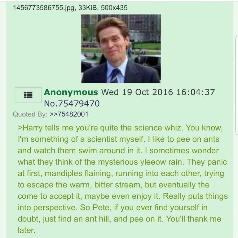 Greentext shitposting again, new week, new shitpost session
