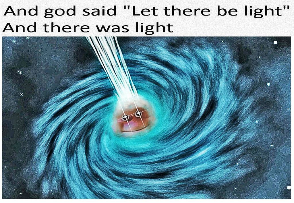 The face of god