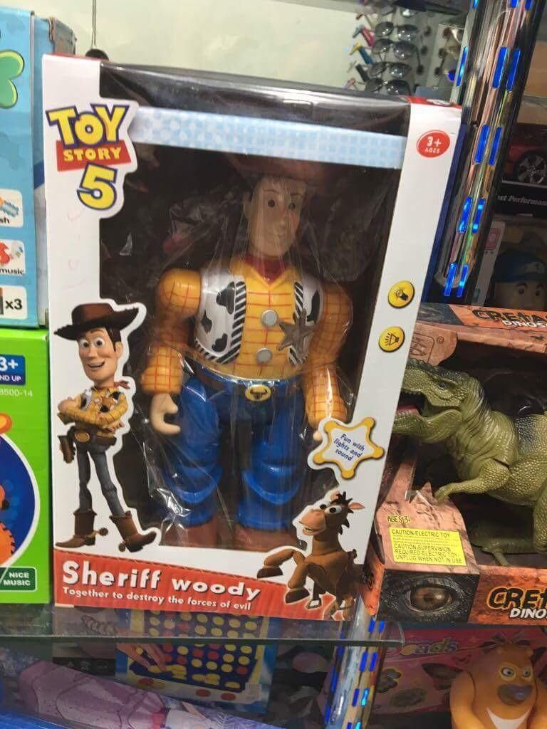 Woody has been working out.
