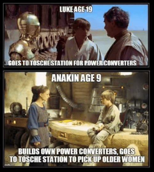 Anakin Vs Luke