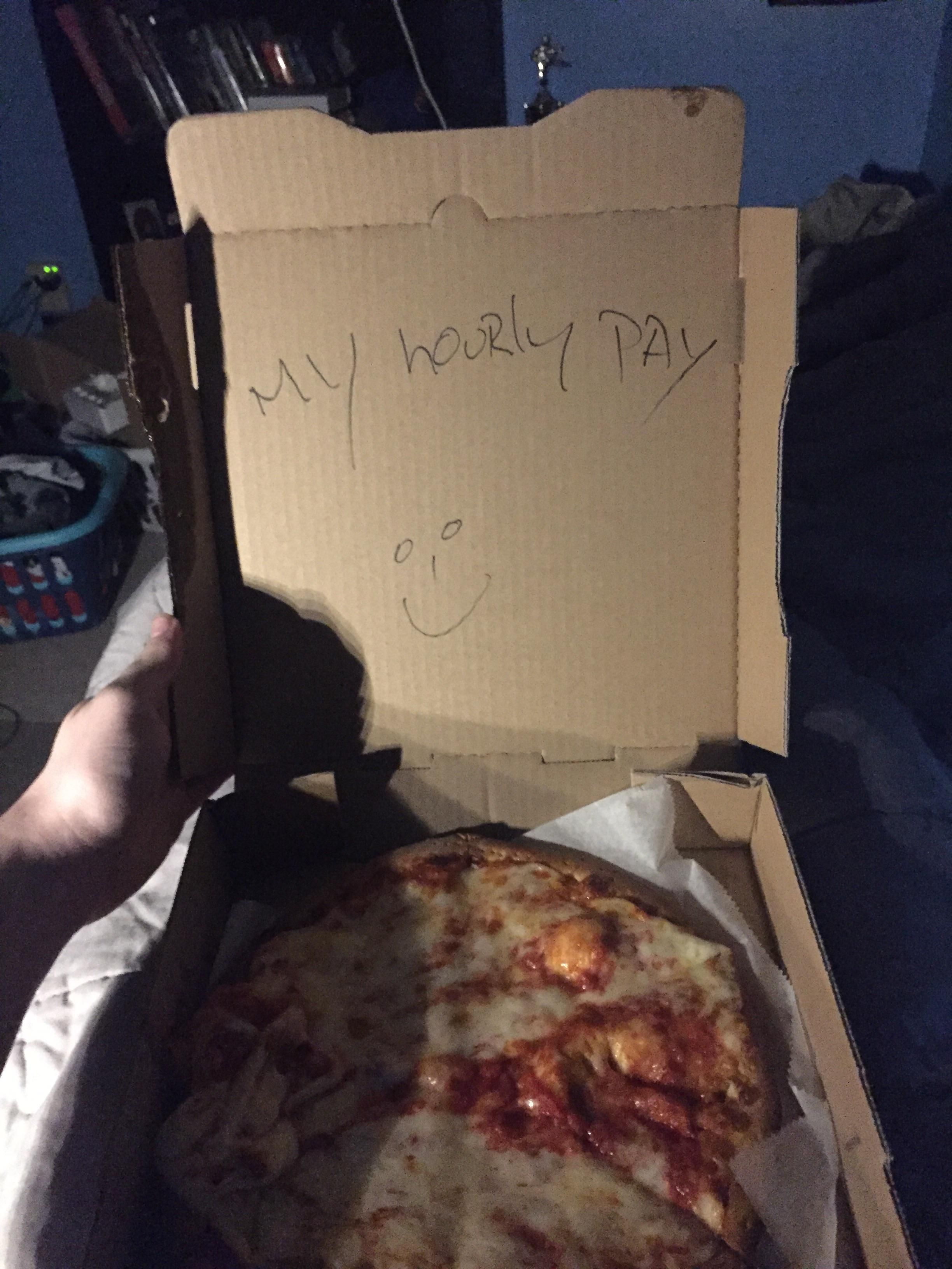 Ordered a pizza and asked for a joke, and this is what I got