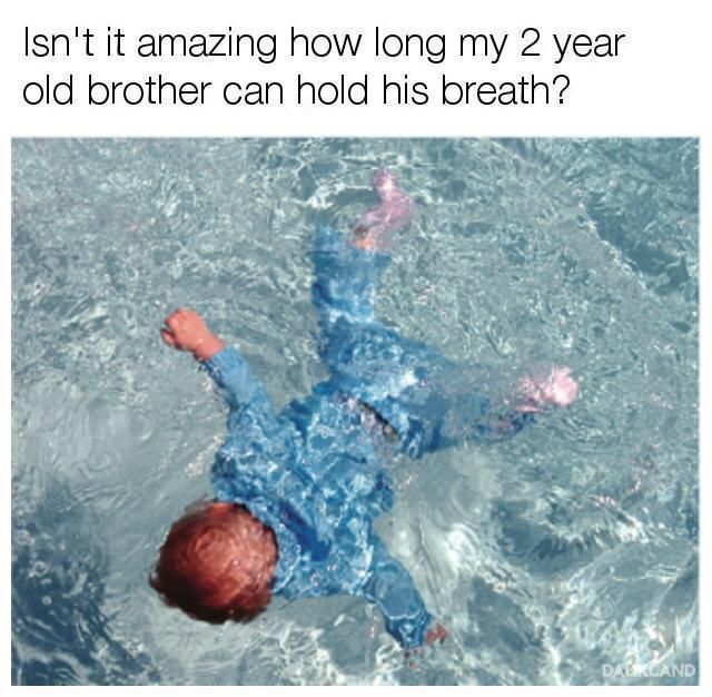 Learn to swim kid