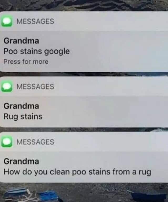 but grannie doesnt own a dog?
