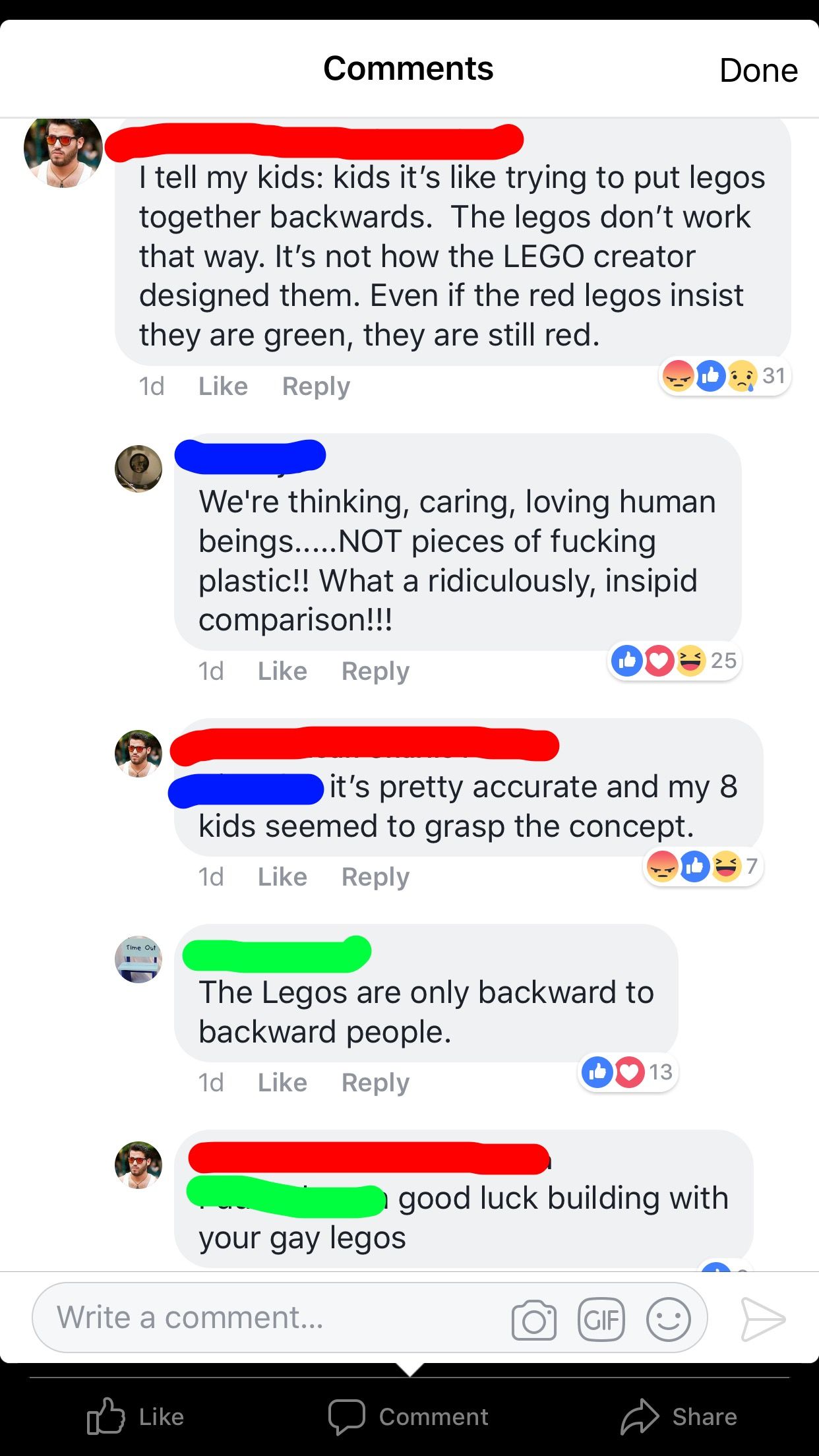 legos are gay