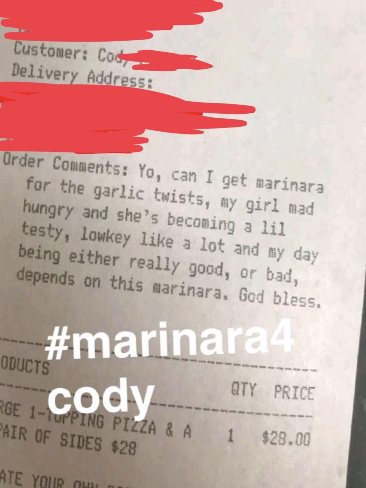#marinara4cody