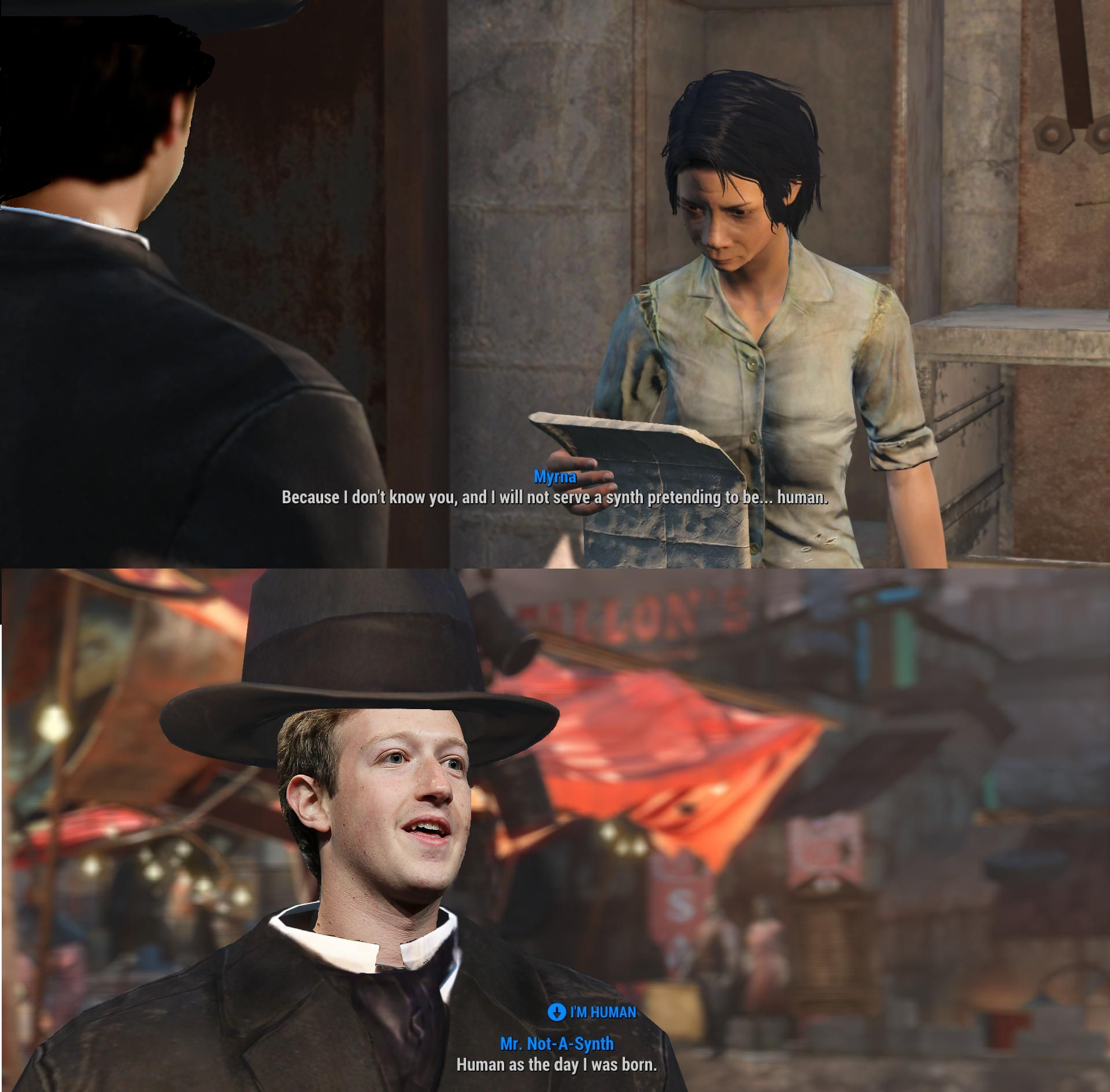 Mark at it again