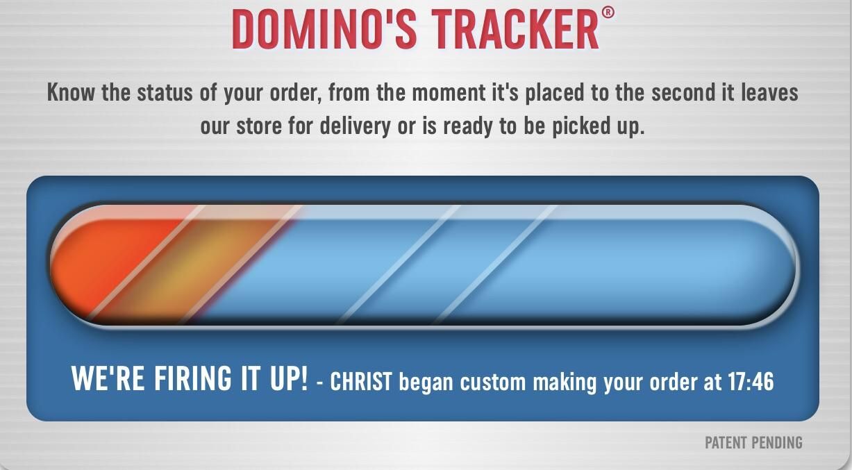 HE LIVES! and he's making my order...