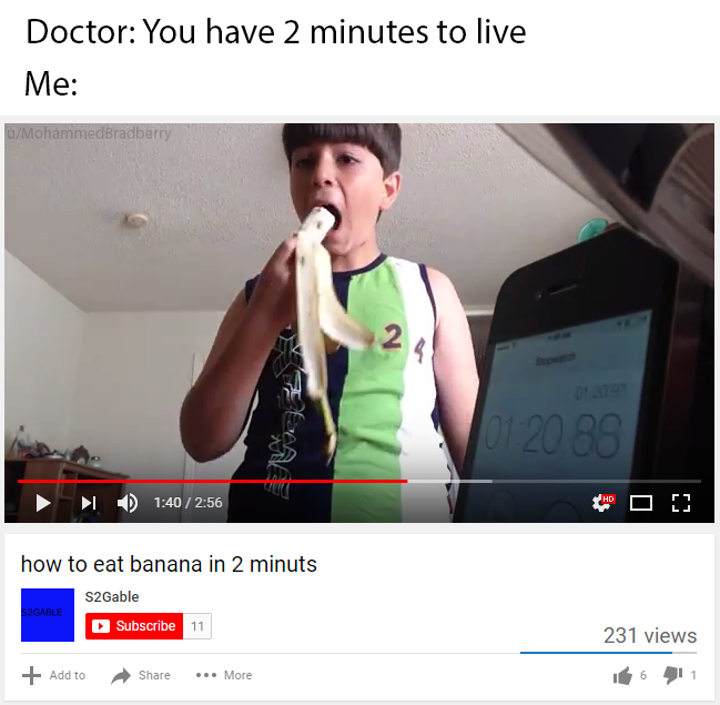 but the video is almost 3mins long