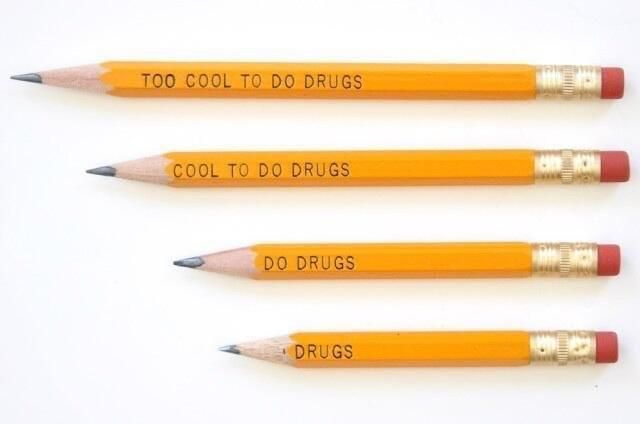 Pencils given out to schoolchildren in the nineties: