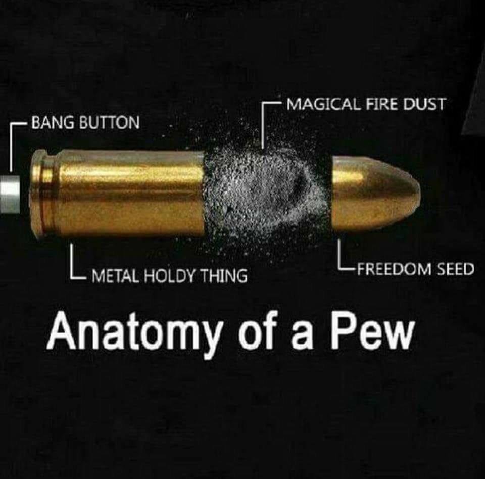 Pew pew. Now you know.