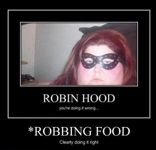 Robbin' food