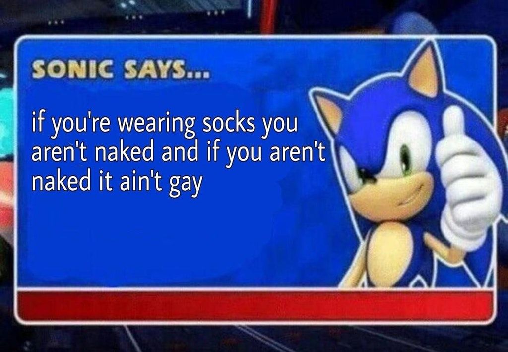 Sonic never lies
