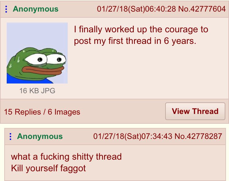 Anon is a lurker