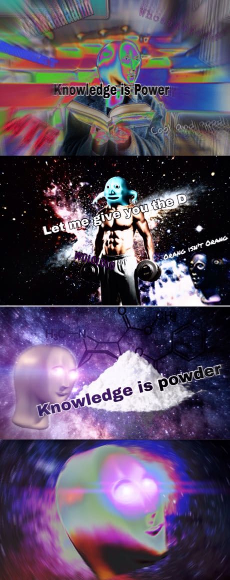 knowledge *insert old guy from history channel 'aliens'*
