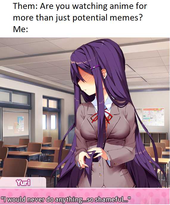 Really guys, I swear it's just to participate in OC week
