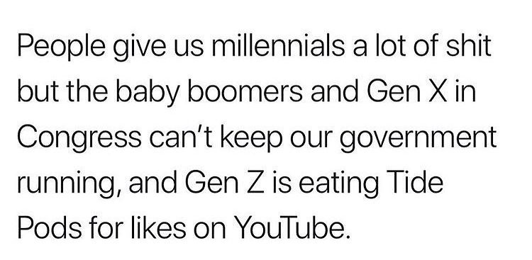 fn millenials blaming everyone