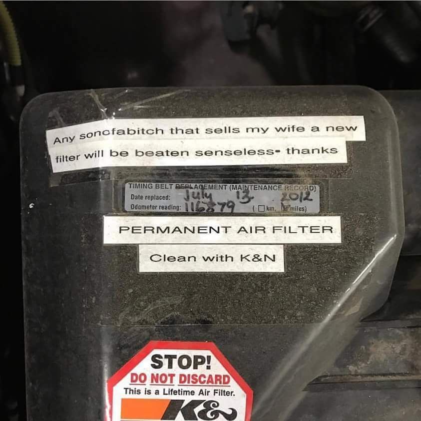 Friend works at Mr.Lube and sent me this