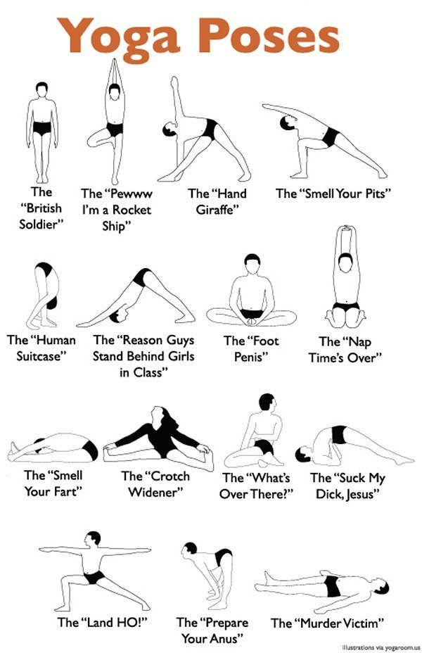 Searched for yoga poses. Was not dissappointed.