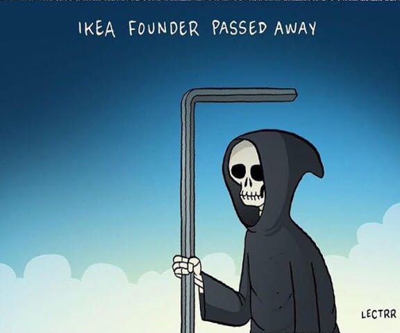 IKEA founder passed away