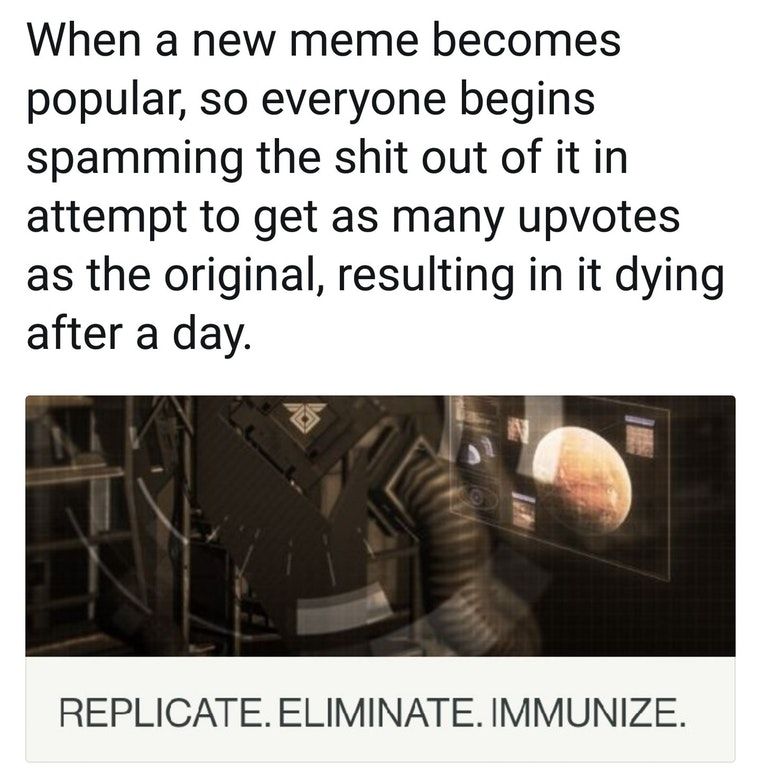 Overuse all memes