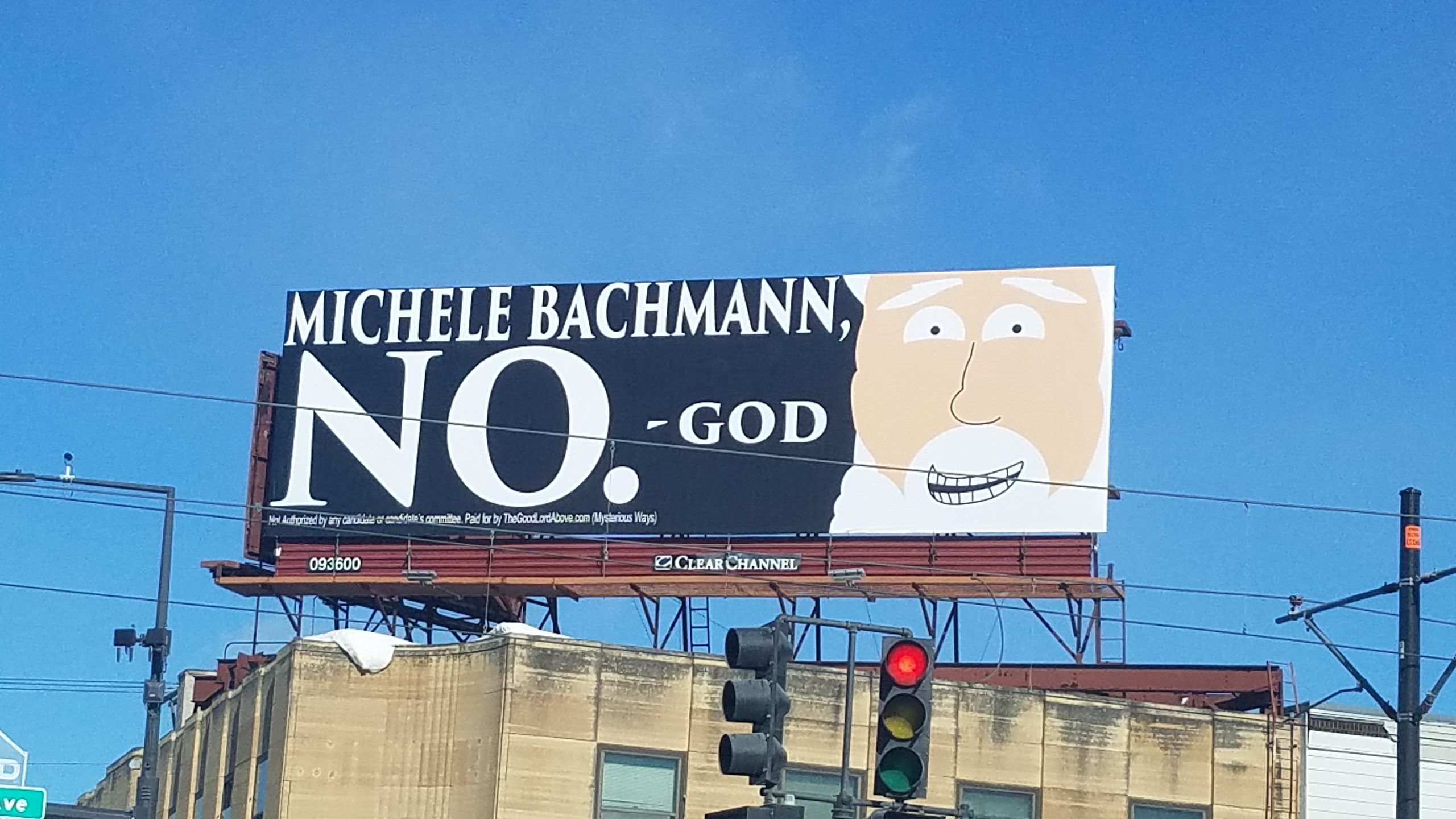 Michelle Bachman said she was waiting for a sign from God to run for Senate.