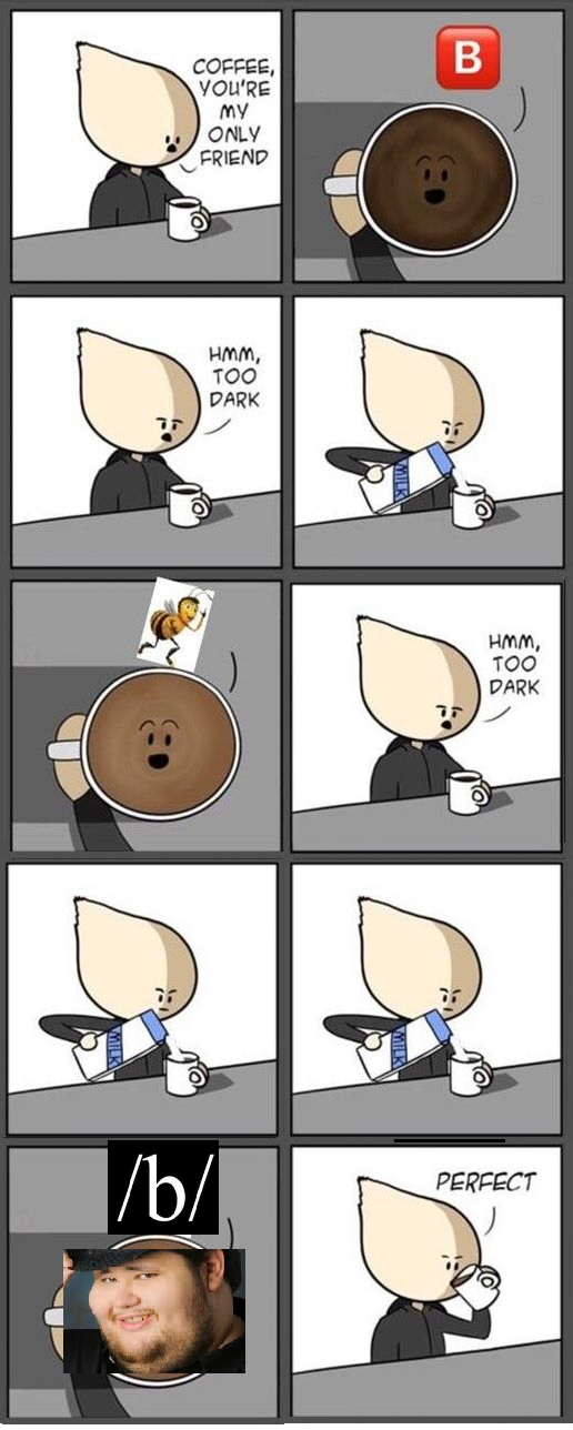 I like my coffee like I like my B's, the more they make me shit the better