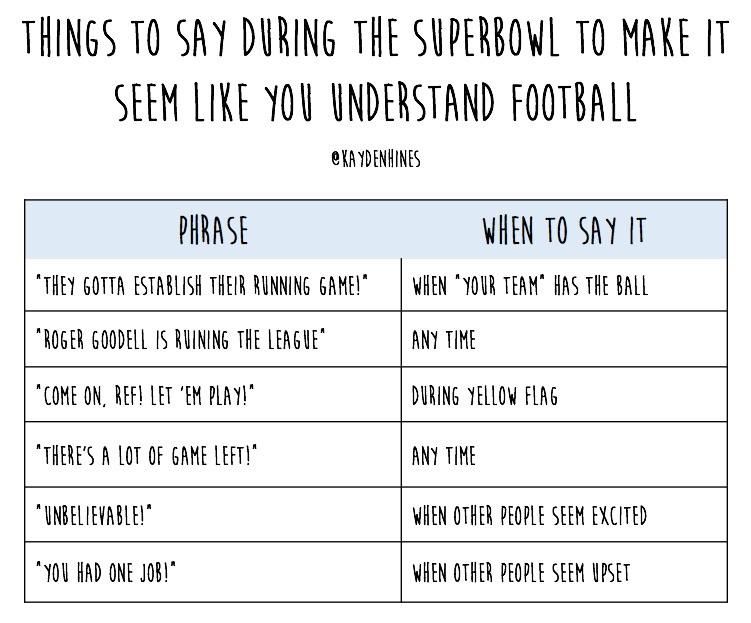 Super Bowl guide